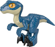 Imaginext Jurassic World Raptor XL Dinosaur Action Figure, Blue Dino