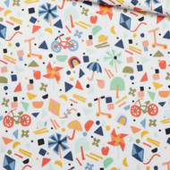 Pillowfort Sheet Set Colorful Playtime Theme Full Bed Size Microfiber Sheets