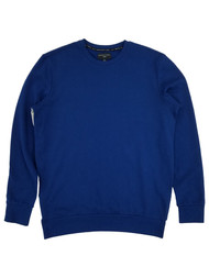Shaquille O'Neal Mens Big & Tall Blue Fleece Crew Pullover Sweatshirt