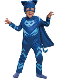 Toddler Boys PJ Masks Catboy Blue Halloween Costume With Detachable Cape 2T