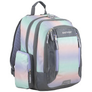 Eastsport Expandable Velocity 18" Ombre Rainbow Backpack, Multi-Use School Bag