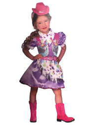 Goodmark Toddler Girls Rodeo Unicorn Cowgirl Costume & Cowboy Hat
