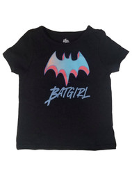 Infant & Toddler Girls Batgirl Batman Superhero Black Blue & Pink T-Shirt