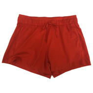 Avia Womens Orange Red Athletic Lifestyle Shorts with Pockets