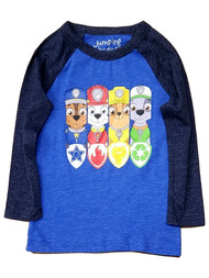 Jumping Beans Boys Blue Paw Patrol Long Sleeve T-Shirt Tee Shirt