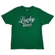Mens Green Lucky Shirt Four Leaf Clover St. Patrick's Day T-Shirt