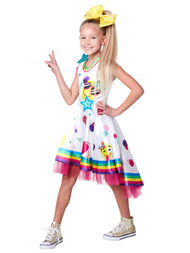 Rubies Girls JoJo Siwa Sa Emoji Dress Halloween Costume Small (4-6)