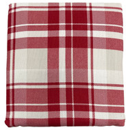 Cuddle Duds Flannel Sheet Set Red Plaid Queen Bed Sheets, Bedding