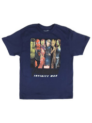 Marvel Boys Blue Avengers Infinity War Super Hero T-Shirt Tee Shirt Medium 8