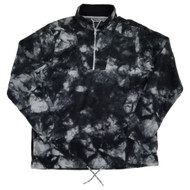 No Boundaries Mens Black Polar Fleece Quarter Zip Pullover Sweatshirt