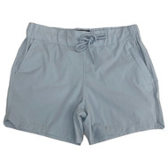 Realtree Womens Blue Hybrid Hydra Athletic Fishing Shorts