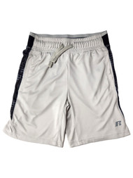 Russell Boys Gray & Black Athletic Basketball Shorts with Pockets Medium 8
