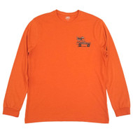 IZOD Saltwater Mens Big & Tall Orange Weekend Bound Long Sleeve Shirt