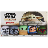Star Wars The Mandalorian Cuutopia Plush Figure Set, 5 Soft Rounded Pillow Dolls