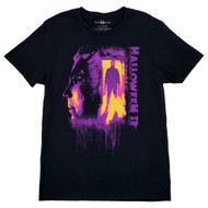 Mad Engine Mens Black Halloween II Michael Meyers Graphic Tee T-Shirt