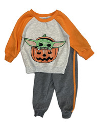 Star Wars Infant Boys The Mandalorian Baby Yoda Halloween 2 Piece Outfit 4T