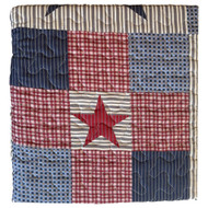 Virah Bella Mountain Cabin Americana Star Twin Quilt & Sham, 2 Piece Set