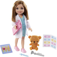 Barbie Chelsea Can Be Anything Doctor Doll with Brunette Hair Playset
