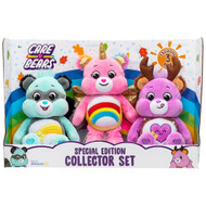2022 Care Bears 9" Bean Plush Stuffed Animal Pals 3 Bear Fall Themed Set