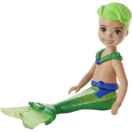 Barbie Dreamtopia 6" Chelsea Merboy Boy Mermaid Doll with Green Hair & Tail