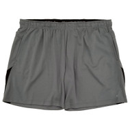 Russell Mens Light Gray & Black Dri-Power Athletic Basketball Shorts