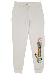 GM Mens Beige Chevrolet Camaro Super Sport 66 Joggers Yoga Sweatpants