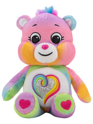 Care Bears 9 inch Bean Plush Together Bear with Glitter Heart Stuffed Animal Pal