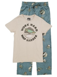 Star Wars The Mandalorian Mens 2-Piece T-Shirt & Pants Sleepwear Pajama Set