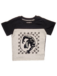Marvel Infant & Toddler Boys Gray Black Panther Superhero Tee T-Shirt