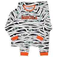 Celebrate Mens Dadcula Halloween Pajamas Sleep Set Sleepwear Pajama Set