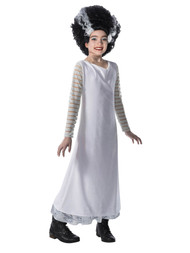 Girls Bride Of Frankenstein Monsterville Dress Halloween Costume