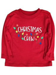Infant & Toddler Boys & Girls Red Christmas Crew Holiday T-Shirt Tee