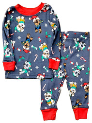 Infant & Toddler Boys Gray Paw Patrol Christmas 2-Piece Pajamas PJ Set