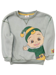 Infant & Toddler Boys Green CoComelon Christmas Sweatshirt Sweater Top