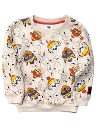 Infant & Toddler Boy Beige Paw Patrol Christmas Lights Sweatshirt Top