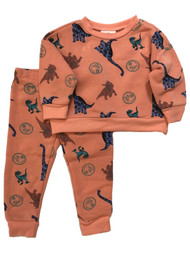 Jurassic World Infant & Toddler Girls Dinosaur Outfit Sweatshirt & Pants Set