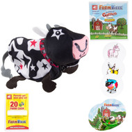 Farmville Animal Old Maid Card Game with Rockstar Cow Pouch