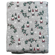 St Nicholas Square Christmas Gnomes Full/Queen Quilt & Shams Set, Reversible 3pc