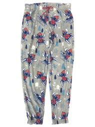 Disney Womens Gray Stitch Alien Joggers Sleep Pants Pajama Bottoms