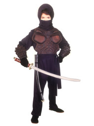 Boys Girls Ninja Warrior Molded Chest Piece Halloween Costume Large (12-14)