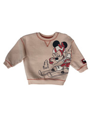 Disney Infant & Toddler Girls Pink Minnie Mouse Snow Ski Sweatshirt Top