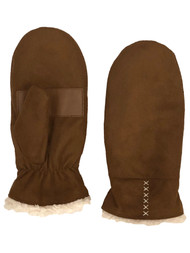 Isotoner Smart Dri Womens Brown Sherpa Touchscreen Mittens