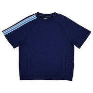 Sports Illustrated Mens Blue Sapphire Short Sleeve Crew Neck Sweatshirt