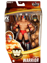 WWE Legends Elite Collection Ultimate Warrior Wrestler Action Figure, Series 17