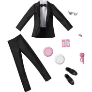Barbie Ken Wedding Groom Fashion Pack Doll Clothes Set, Tuxedo & 7 Accessories