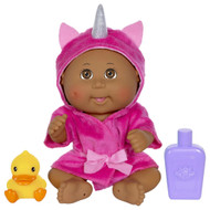Cabbage Patch Doll Bubble N Bath Unicorn Brown Eyes Pink 9 inch Doll