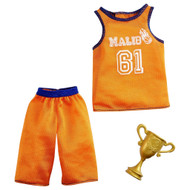 Barbie Fashion Pack Doll Clothes, Career Basketball Player Doll Clothes for Ken
