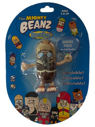 Mighty Beanz BendEms Collectible Ace Pilot BendEm Beanz Series Two Blue Pk