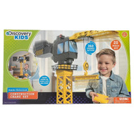 Discovery Kids Jumbo Motorized Construction Crane 20pc Playset 360 Degree Action