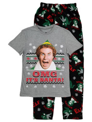 Briefly Stated Mens 2-Piece Buddy The Elf Christmas Sleepwear Pajama Set XL